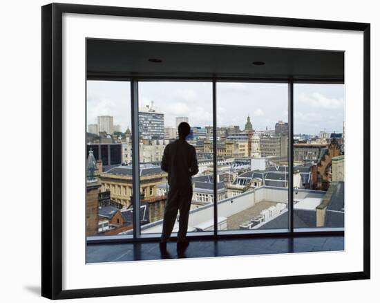 Skyline of City Centre, Glasgow, Scotland, United Kingdom, Europe-Yadid Levy-Framed Photographic Print