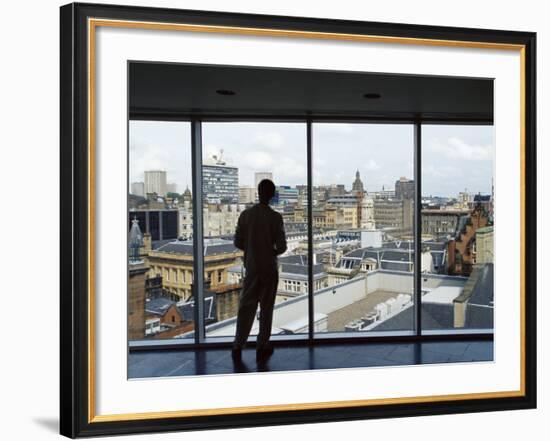 Skyline of City Centre, Glasgow, Scotland, United Kingdom, Europe-Yadid Levy-Framed Photographic Print