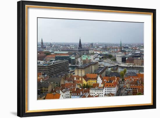 Skyline of Copenhagen, Denmark, Scandinavia, Europe-Yadid Levy-Framed Photographic Print