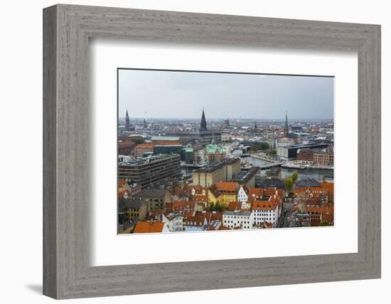 Skyline of Copenhagen, Denmark, Scandinavia, Europe-Yadid Levy-Framed Photographic Print