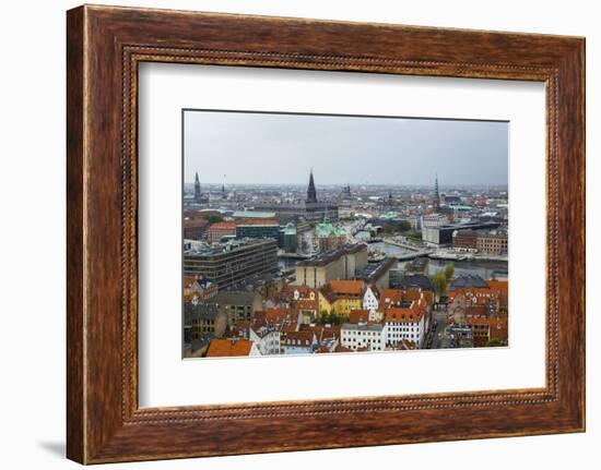 Skyline of Copenhagen, Denmark, Scandinavia, Europe-Yadid Levy-Framed Photographic Print
