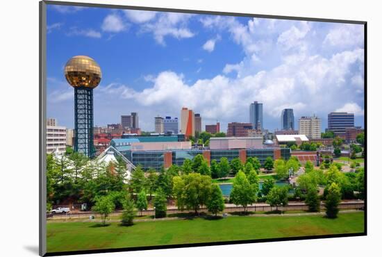 Skyline of Downtown Knoxville, Tennessee, Usa.-SeanPavonePhoto-Mounted Photographic Print