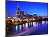 Skyline of Downtown Nashville, Tennessee, Usa.-SeanPavonePhoto-Mounted Photographic Print