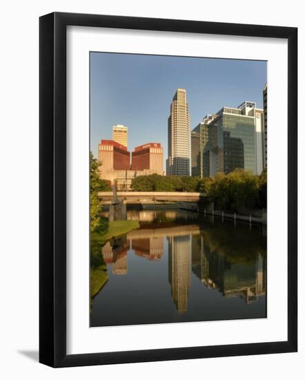 Skyline of Downtown, Omaha, Nebraska-Gayle Harper-Framed Photographic Print