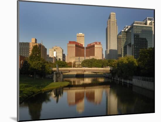 Skyline of Downtown, Omaha, Nebraska-Gayle Harper-Mounted Photographic Print