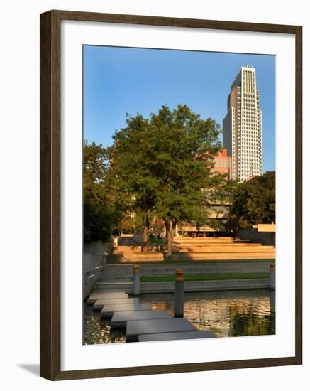 Skyline of Downtown, Omaha, Nebraska-Gayle Harper-Framed Photographic Print