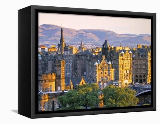 Skyline of Edinburgh, Scotland-Doug Pearson-Framed Premier Image Canvas