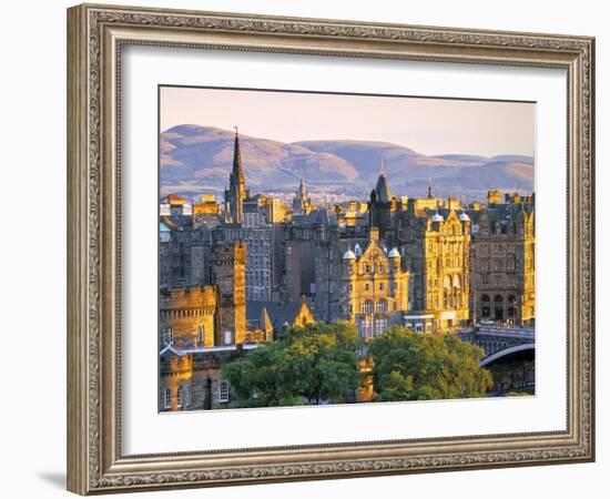 Skyline of Edinburgh, Scotland-Doug Pearson-Framed Photographic Print