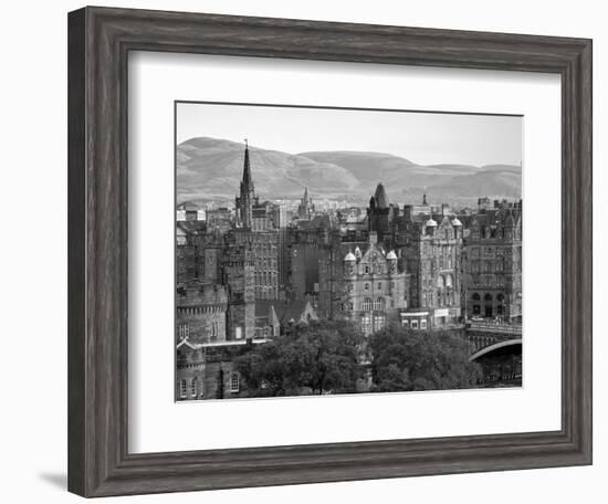 Skyline of Edinburgh, Scotland-Doug Pearson-Framed Photographic Print