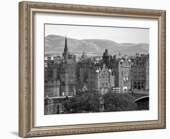 Skyline of Edinburgh, Scotland-Doug Pearson-Framed Photographic Print