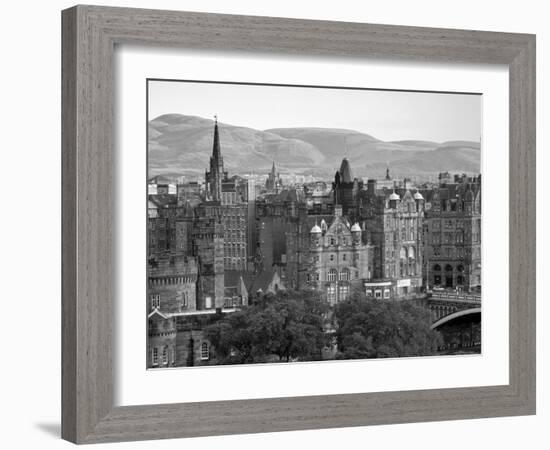 Skyline of Edinburgh, Scotland-Doug Pearson-Framed Photographic Print