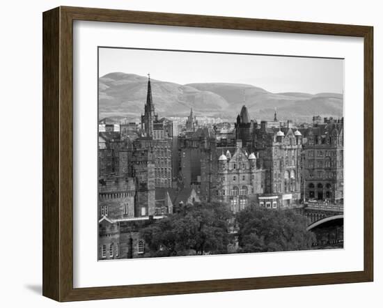 Skyline of Edinburgh, Scotland-Doug Pearson-Framed Photographic Print