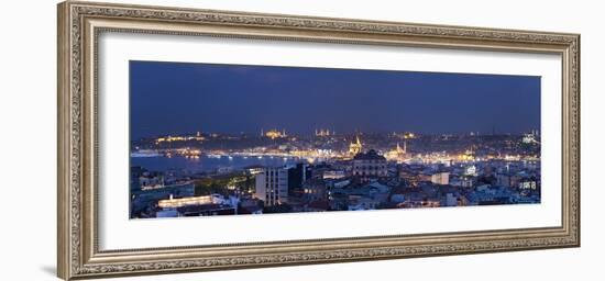 Skyline of Istanbul from the Beyoglu Area, Istanbul, Turkey-Jon Arnold-Framed Photographic Print