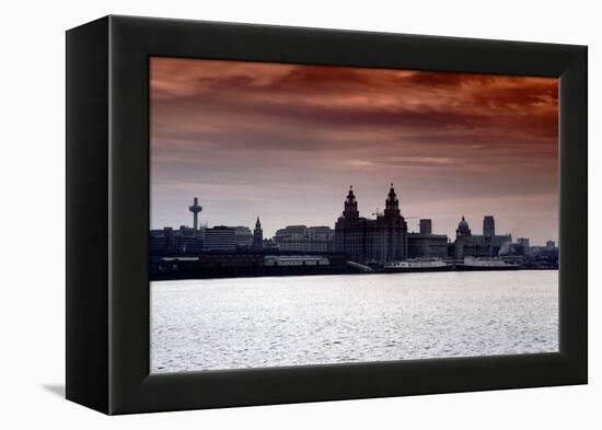 Skyline of Liverpool, 1979-Staff-Framed Premier Image Canvas