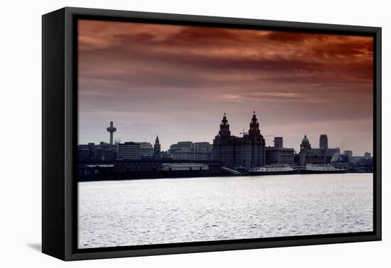 Skyline of Liverpool, 1979-Staff-Framed Premier Image Canvas