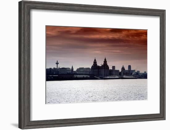 Skyline of Liverpool, 1979-Staff-Framed Photographic Print