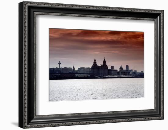 Skyline of Liverpool, 1979-Staff-Framed Photographic Print