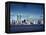 Skyline of Lower Manhattan before the 9/11 Terrorist Attacks-null-Framed Stretched Canvas