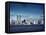 Skyline of Lower Manhattan before the 9/11 Terrorist Attacks-null-Framed Stretched Canvas