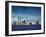 Skyline of Lower Manhattan before the 9/11 Terrorist Attacks-null-Framed Photo