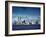 Skyline of Lower Manhattan before the 9/11 Terrorist Attacks-null-Framed Photo