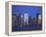 Skyline of Manhattan at Twilight-Alan Schein-Framed Premier Image Canvas
