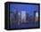 Skyline of Manhattan at Twilight-Alan Schein-Framed Premier Image Canvas