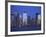 Skyline of Manhattan at Twilight-Alan Schein-Framed Photographic Print