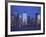 Skyline of Manhattan at Twilight-Alan Schein-Framed Photographic Print