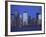 Skyline of Manhattan at Twilight-Alan Schein-Framed Photographic Print