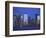 Skyline of Manhattan at Twilight-Alan Schein-Framed Photographic Print