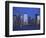 Skyline of Manhattan at Twilight-Alan Schein-Framed Photographic Print