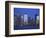 Skyline of Manhattan at Twilight-Alan Schein-Framed Photographic Print