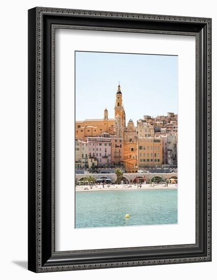 Skyline of Menton-Henrike Schenk-Framed Photographic Print