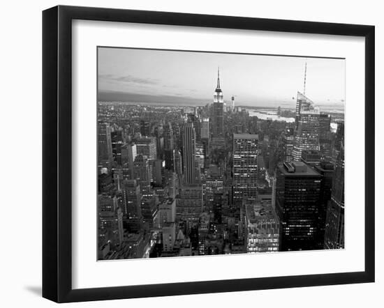 Skyline of Midtown Manhattan, NYC-Vadim Ratsenskiy-Framed Giclee Print