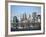 Skyline of New York City with East River, Manhattan and Brooklyn Bridge-Alan Schein-Framed Photographic Print