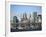 Skyline of New York City with East River, Manhattan and Brooklyn Bridge-Alan Schein-Framed Photographic Print