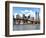 Skyline of NYC with One World Trade Center and East River, Manhattan and Brooklyn Bridge, US-Philippe Hugonnard-Framed Photographic Print