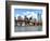 Skyline of NYC with One World Trade Center and East River, Manhattan and Brooklyn Bridge, US-Philippe Hugonnard-Framed Photographic Print