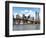 Skyline of NYC with One World Trade Center and East River, Manhattan and Brooklyn Bridge, US-Philippe Hugonnard-Framed Photographic Print