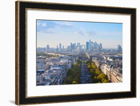 Skyline of Paris, France-neirfy-Framed Photographic Print