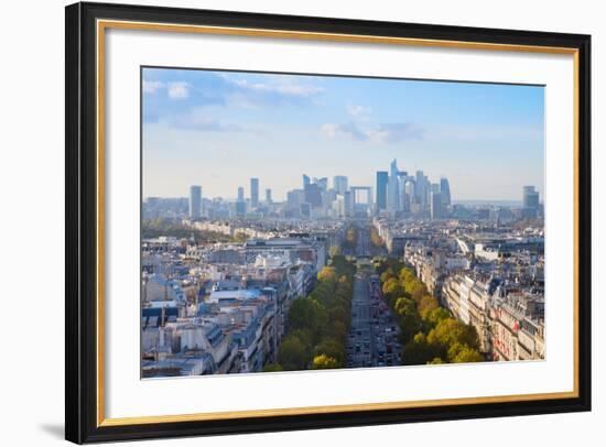 Skyline of Paris, France-neirfy-Framed Photographic Print