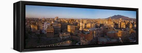 Skyline of Sanaa, Yemen-Michele Falzone-Framed Premier Image Canvas