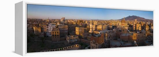 Skyline of Sanaa, Yemen-Michele Falzone-Framed Premier Image Canvas