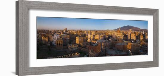 Skyline of Sanaa, Yemen-Michele Falzone-Framed Photographic Print