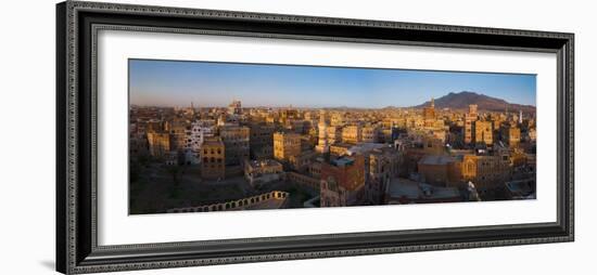 Skyline of Sanaa, Yemen-Michele Falzone-Framed Photographic Print