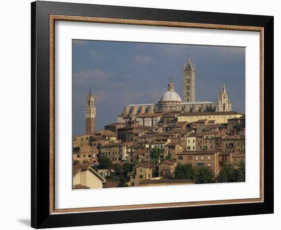 Skyline of Siena, Tuscany, Italy, Europe-Rainford Roy-Framed Photographic Print