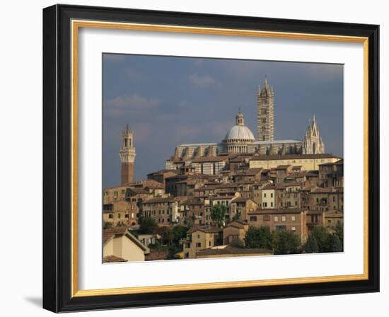 Skyline of Siena, Tuscany, Italy, Europe-Rainford Roy-Framed Photographic Print