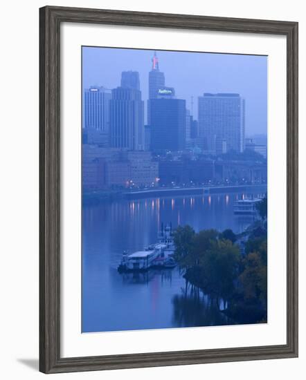 Skyline of St. Paul, Minnesota, USA-Walter Bibikow-Framed Photographic Print