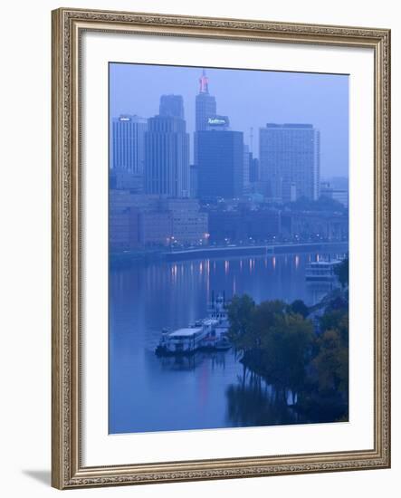 Skyline of St. Paul, Minnesota, USA-Walter Bibikow-Framed Photographic Print